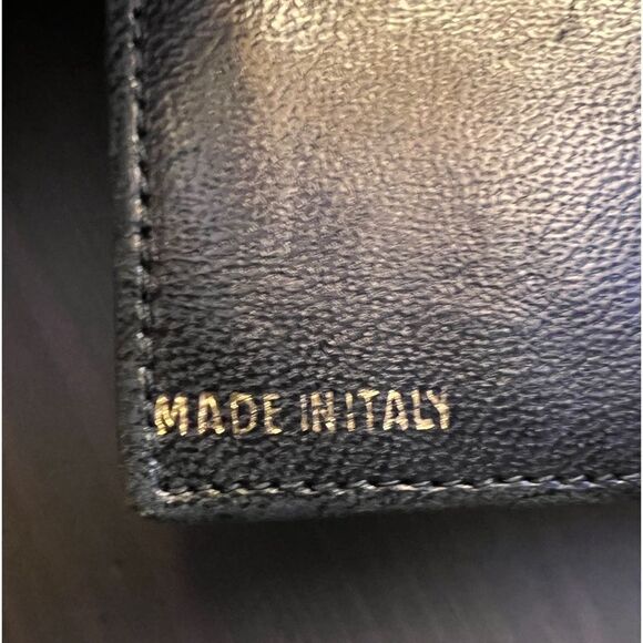 Reallly cool vintage wallet silk front made in Italy - Picture 2 of 5